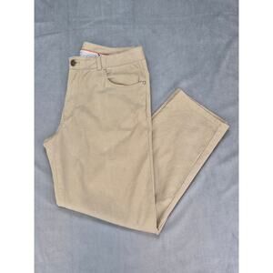 Tommy Bahama Chino Casual Pants Straight Leg Flat Front Khaki Mens Size 38x32